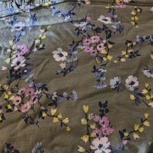 Set Of 3 Cacique Floral Cotton Brief with Pink and Yellow Accents